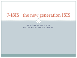 J-ISIS - Associatie Antwerpen