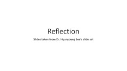 Reflection - CS Course Webpages