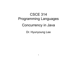 Concurrency Notes - CS Course Webpages