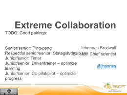 Extreme Collaborationx
