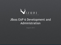 Vizuri-JBoss EAP 6 Demo