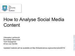 How to Analyse Social Media Content