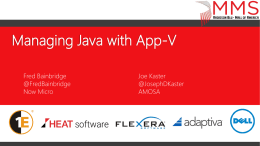App V and Java final