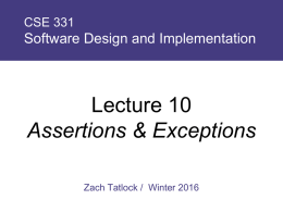 L11-AssertionsExceptionsx