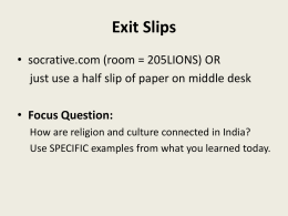 9 Hinduism Notes PowerPoint