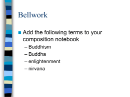 Hinduism and Buddhism - Smyrna Middle School