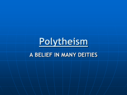 Polytheism