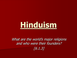Hinduism - rcschools.net