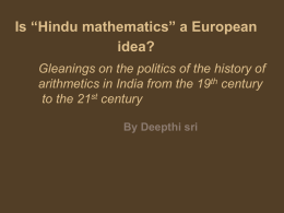 Vedic Mathematics - World of Teaching