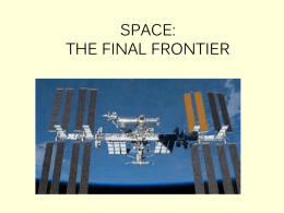 Space mission notes - Northwest ISD Moodle