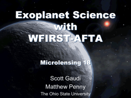 Exoplanet Science with AFTA