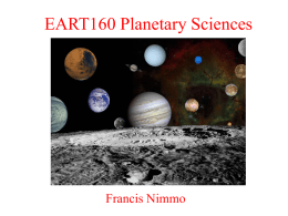 Week 5 - Earth & Planetary Sciences