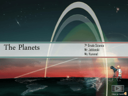 The Planets - Teacherworld.com