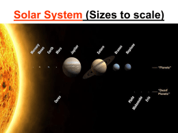 Inner solar system…