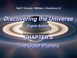 Comins Chapter 8 - The Outer Planets