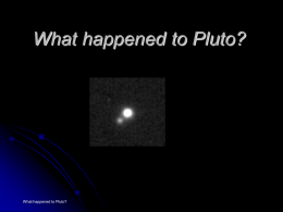 Pluto & the Kuiper Belt