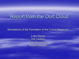 PowerPoint Presentation - Report from the Oort