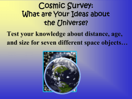 Cosmic Survey PowerPoint