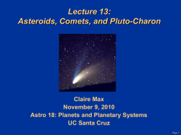 Lecture13.v2 - Lick Observatory