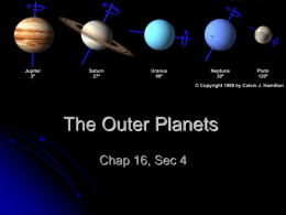 The Outer Planets