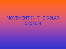 Solar Movements