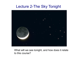22 Jan: The Sky Tonight and Overview of the Solar System