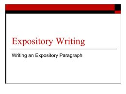 Expository Writing-4