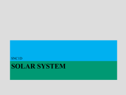 solar system - cayugascience