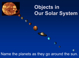 The Inner Planets of Our Solar System