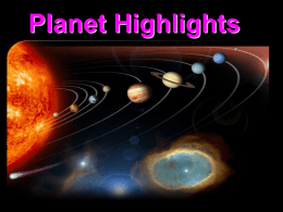 Planet Highlights Lesson