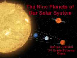 The Nine Planets of Our Solor System