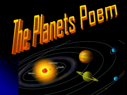 the planets poem ppt