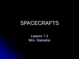 spacecrafts - TeacherWeb
