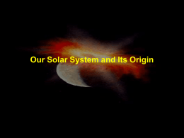 Origin of the Solar System ppt