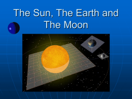 The Sun, the Earth and The Moon