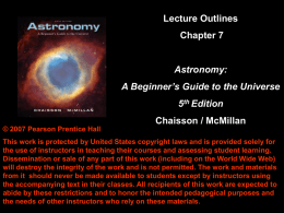 BG5_Lecture_Ch07 - THS Astronomy: Solar System