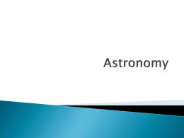 astronomy power point