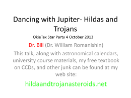 pptx format - Hildas and Trojans