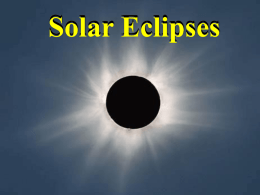 Solar Eclipses - American Geosciences Institute