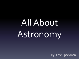 All About Astronomy