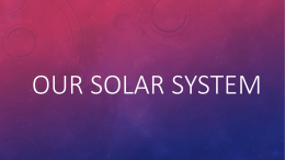 Our Solar system