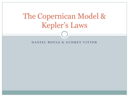 Boyle-Vitter: Copernicus and Kepler