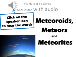 Most meteors - Pacoima Charter School
