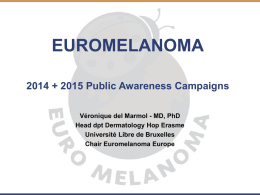 Euromelanoma Campaign summary for World Cancer