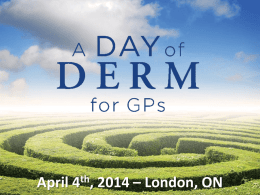 - A Day of… for GPs