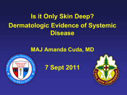 skin and its dysfunction