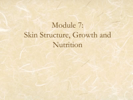 Cosmetology Learning Module 7 - 12` Skin Structure, Growth and