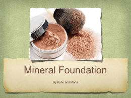 Mineral Foundation-Katie and Maria
