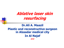 abblative laser resufacing