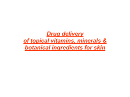 Drug delivery for skin - Abdel Hamid Derm Atlas